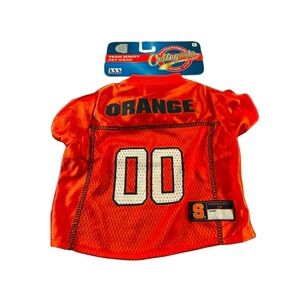 Pets First Syracuse University Pet Jersey Small Orange NCAA Dog Shirt Gameday